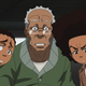 Riley, Robert, and Huey Freeman from The Boondocks.